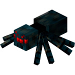 Как сделать пещерного паука в Minecraft
