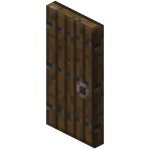 Как сделать еловую дверь в Minecraft