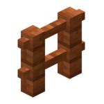 Как сделать акациевый забор в Minecraft