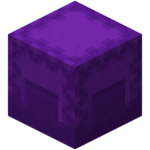 Как сделать фиолетовый шалкеровый ящик в Minecraft