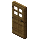 Как сделать дубовую дверь в Minecraft