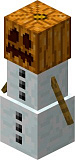 Как сделать снежного голема в Minecraft