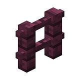 Как сделать багровый забор в Minecraft