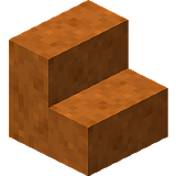 Как сделать ступеньки из гладкого красного песчаника в Minecraft