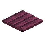 Как сделать багровую нажимную плиту в Minecraft