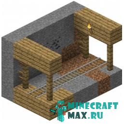Заброшенная шахта в Майнкрафте