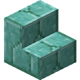 Как сделать ступеньки из призмариновых кирпичей в Minecraft
