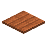 Как сделать акациевую нажимную плиту в Minecraft