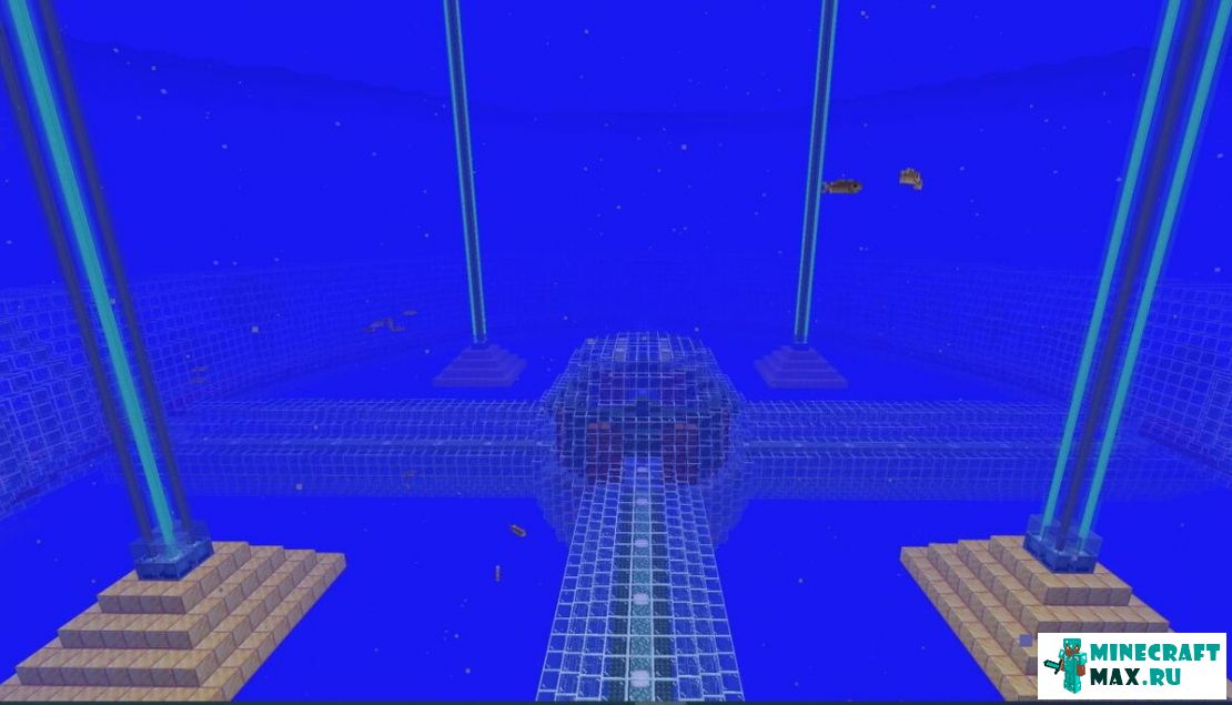 Как сделать подводная база the abyss в Майнкрафт | Скриншот 7