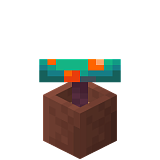 Как сделать искажённый гриб в горшке в Minecraft