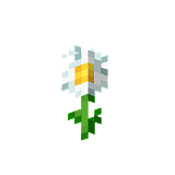 Как сделать ромашку в Minecraft