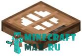 Люк из тропического дерева в Майнкрафте