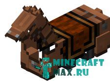 Кожаная конская броня в Майнкрафте