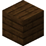Как сделать доски из тёмного дуба в Minecraft