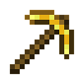 Как сделать золотую кирку в Minecraft