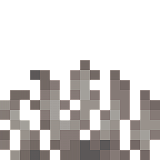 Как сделать мёртвый веерный роговый коралл в Minecraft