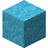 Как сделать голубой сухой бетон в Minecraft