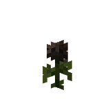 Как сделать розу визера в Minecraft