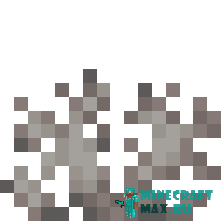 Мёртвый веерный коралл-мозговик в Майнкрафте