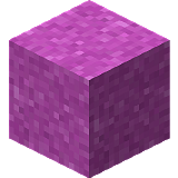 Как сделать пурпурный сухой бетон в Minecraft