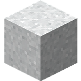 Как сделать белый сухой бетон в Minecraft