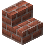 Как сделать кирпичные ступеньки в Minecraft