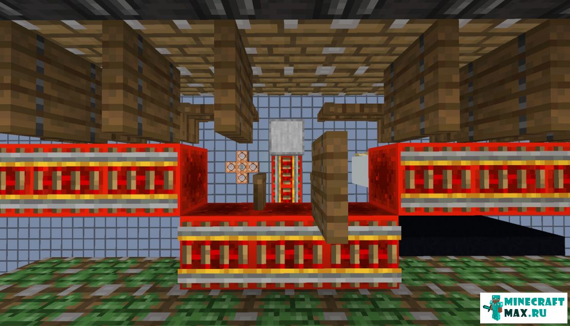 Как сделать механизм minecart splitter v2 в Майнкрафт | Скриншот 3