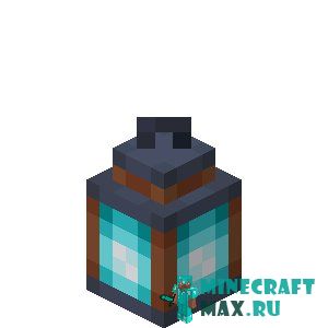 Фонарь огня душ в Майнкрафте