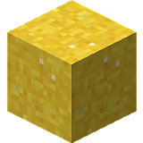 Как сделать жёлтый сухой бетон в Minecraft