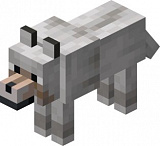 Как сделать дикого волка в Minecraft