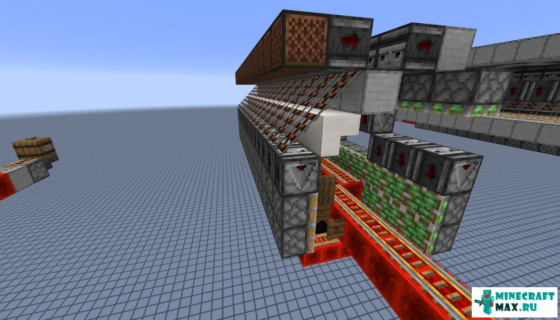 Как сделать механизм minecart splitter v2 в Майнкрафт | Скриншот 5