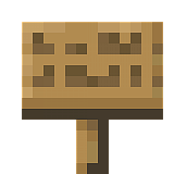 Как сделать дубовую табличку в Minecraft